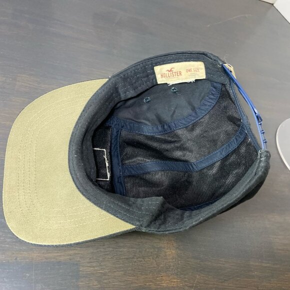 Hollister Surf Co. Navy 5-Panel Snapback Hat – One Size - Picture 4 of 5